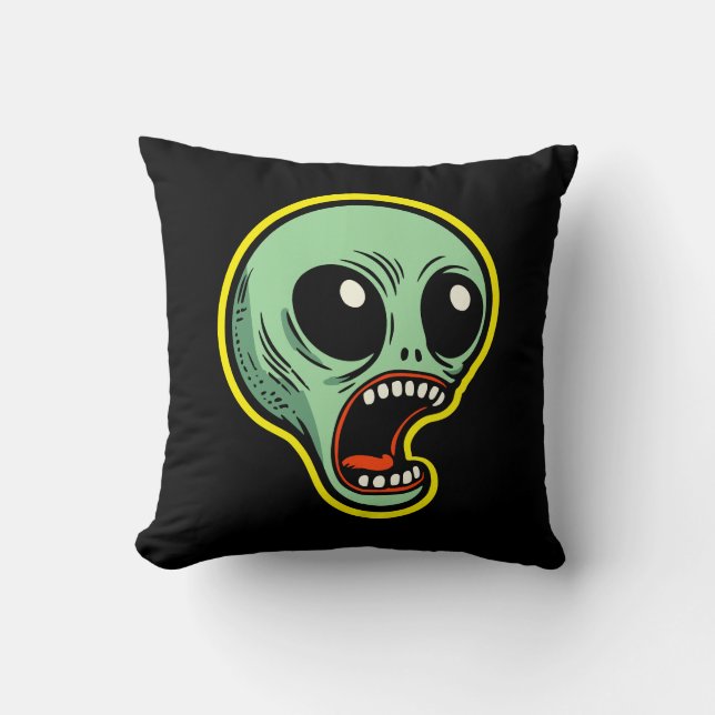 Alien Kissen (Vorderseite)