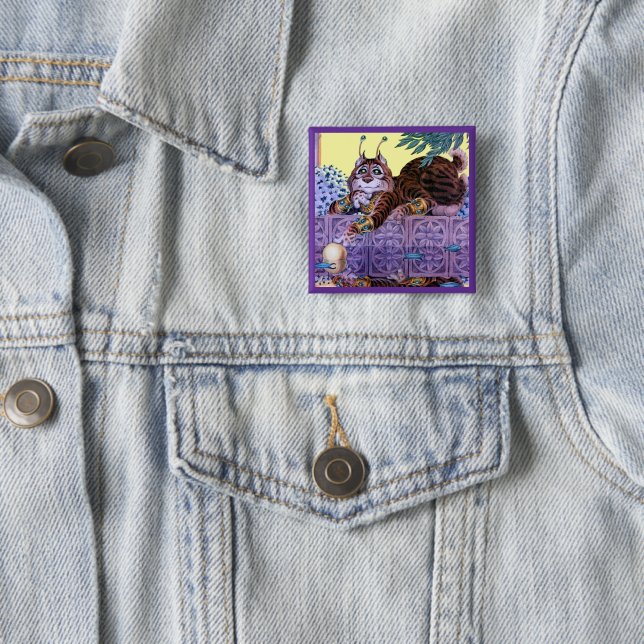 Alien Kitty Button (Beispiel)
