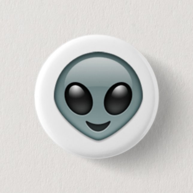 Alien-Knopf Button (Vorderseite)