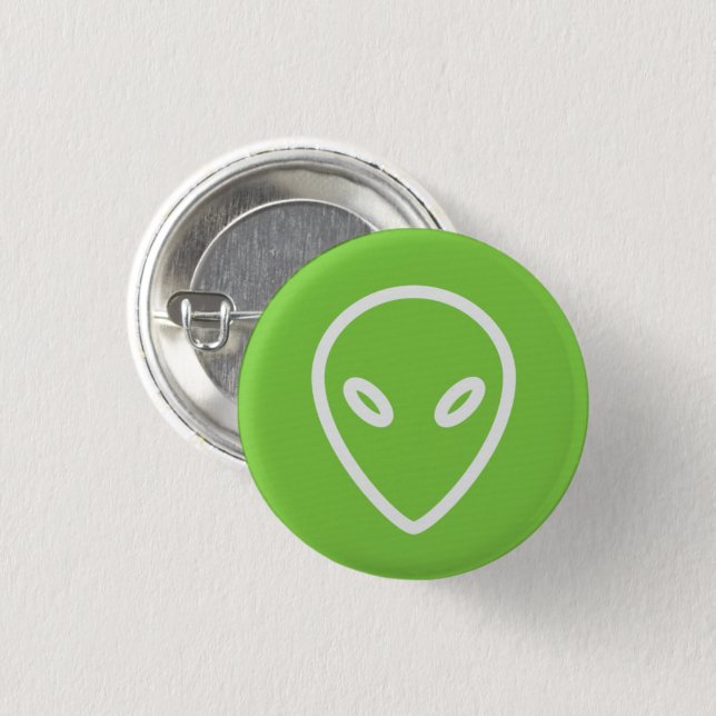 Alien-Knopf Button (Vorne & Hinten)