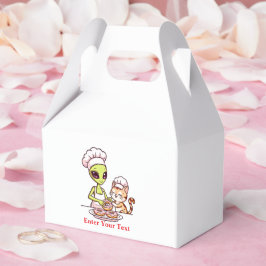 Alien-Koch-Katze-Donut-Kawaii-Design Geschenkschachtel