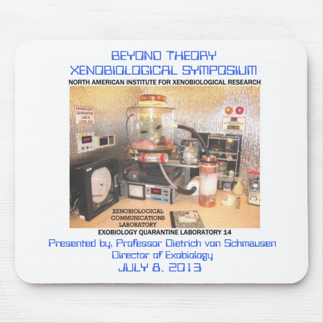 Alien-Kommunikations-Symposium-Mausunterlage Mousepad (Vorne)