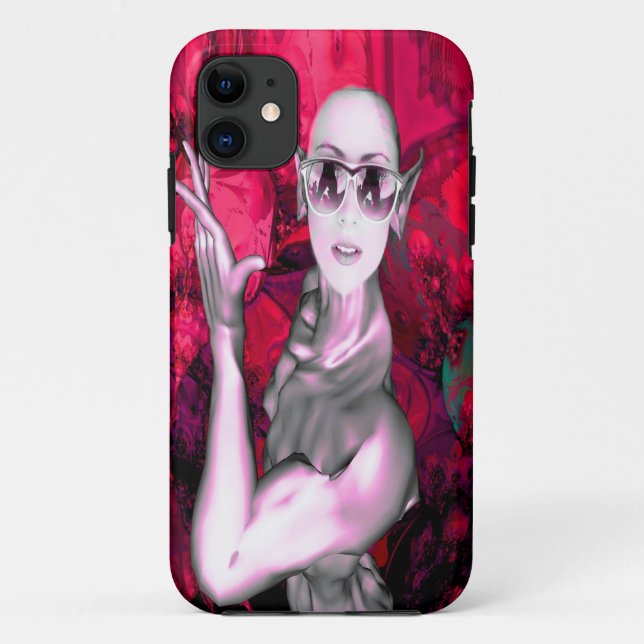 Alien Kontakt Case-Mate iPhone Hülle (Rückseite)