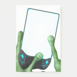 Alien Kontakt Post-it Klebezettel