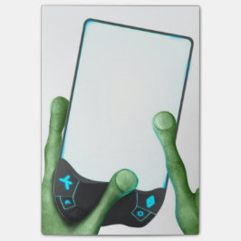 Alien Kontakt Post-it Klebezettel