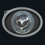 Alien Kopf 05 Gürtelschnalle<br><div class="desc">Eine metalische Alien Head Design.</div>