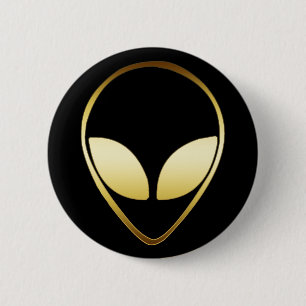 ALIEN-KOPF BUTTON