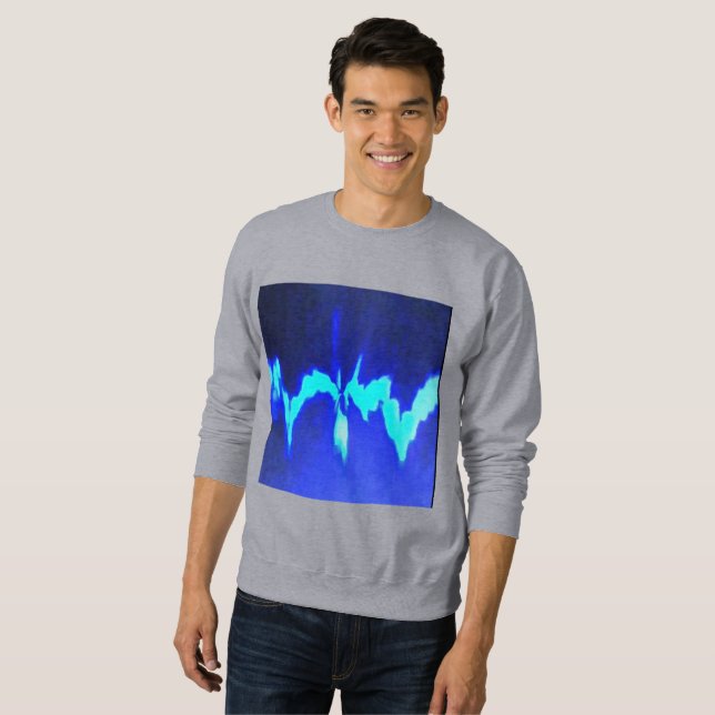 Alien Kosmischer Weltraum Sweatshirt (Vorne ganz)