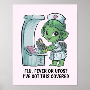 Alien-Krankenschwester Poster