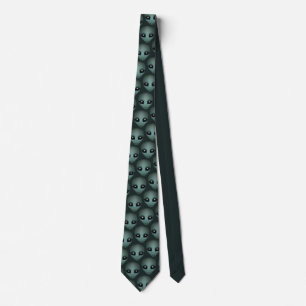 Alien Krawatte Gifts Gray Alien Necktie Alien Kuns