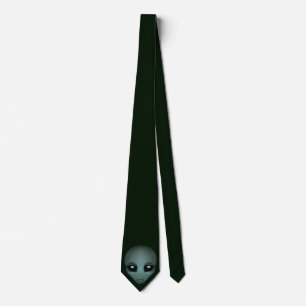 Alien Krawatte Gifts Gray Alien Necktie Alien Kuns