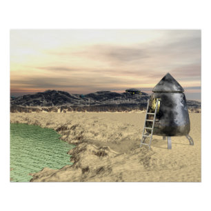 Alien Lander Poster