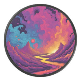 Alien Lands Eishockey Puck