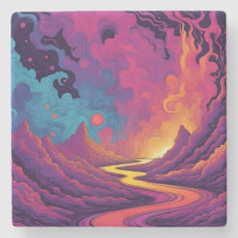 Alien Lands Steinuntersetzer