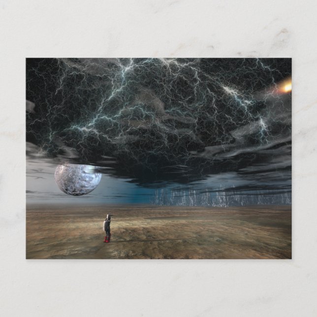 Alien Landscape Postkarte (Vorderseite)