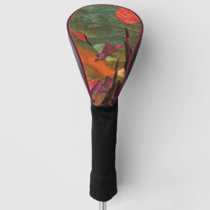 Alien-Lebensformen "feuern Sie der Vögel Sci-FI" Golf Headcover