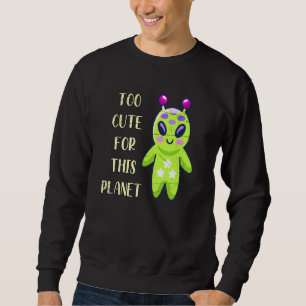 Alien Leiterin der Weltraumwissenschaft Alien Sweatshirt