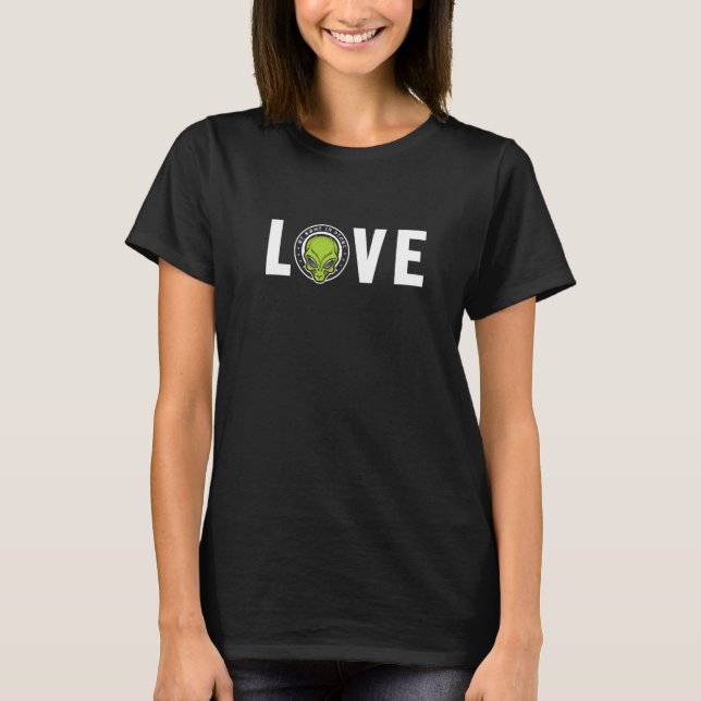 Alien-Liebe Alien-Ufo-Verschwörung Alien  1 T-Shirt (Vorderseite)