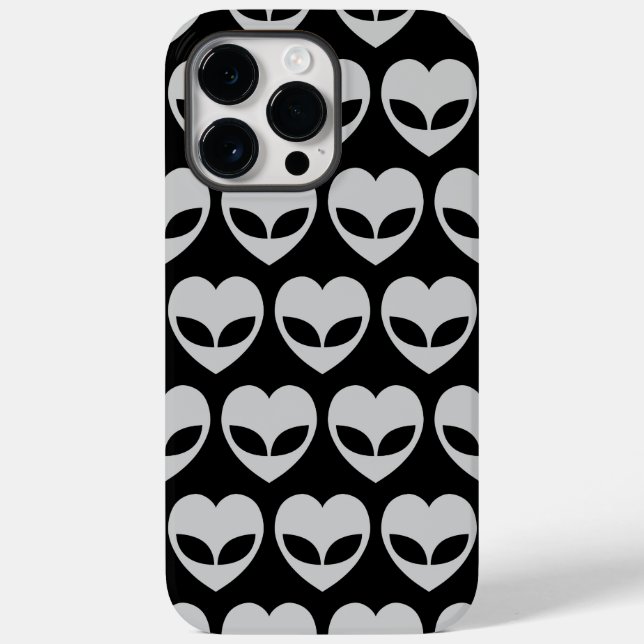 Alien Liebe Heart Case-Mate iPhone Fall Hülle (Rückseite)