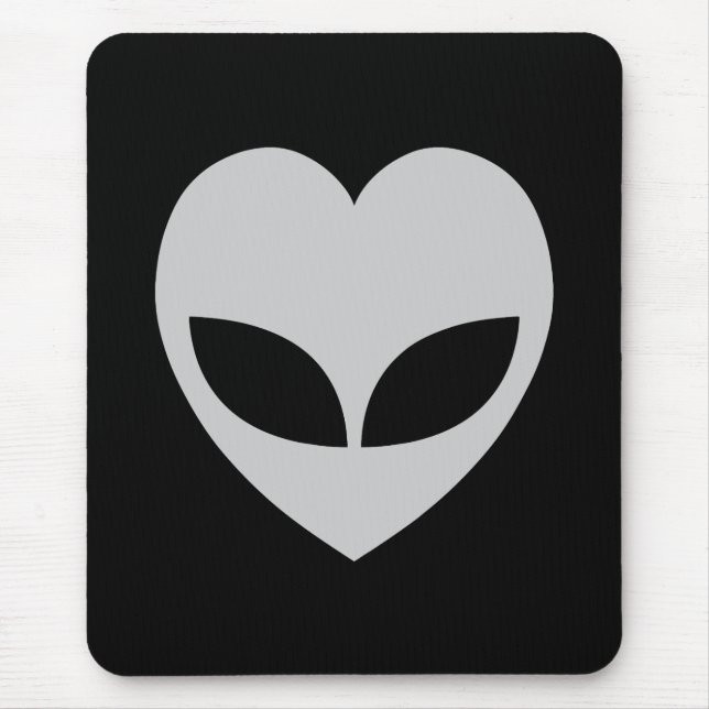Alien Liebe Heart Mouse Pad Mousepad (Vorne)