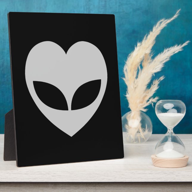 Alien Liebe Heart Plaque Fotoplatte (Seite)