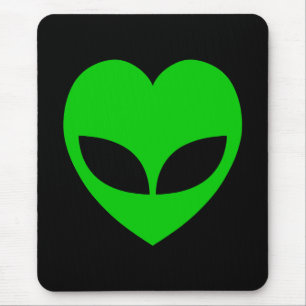 Alien Liebe Herz Mousepad