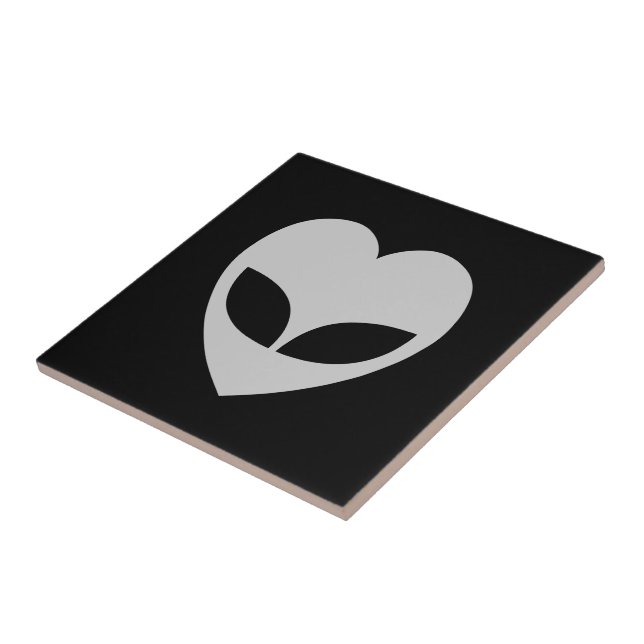 Alien Liebe Herz Tile Fliese (Seite)