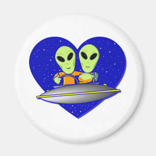 Alien-Liebe Magnet