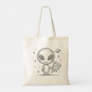 Alien Liebe Pizza Tragetasche