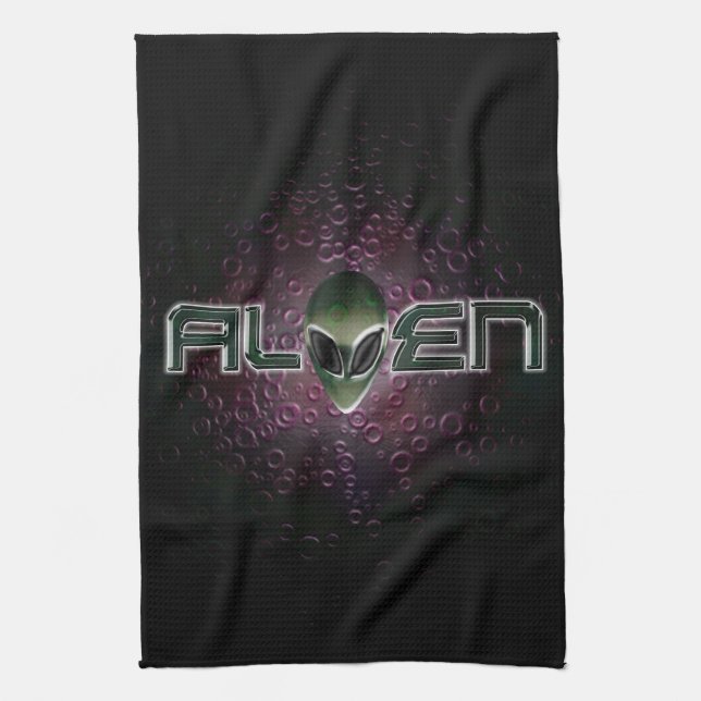 Alien Logo American MoJo Küchentücher (Vertikal)