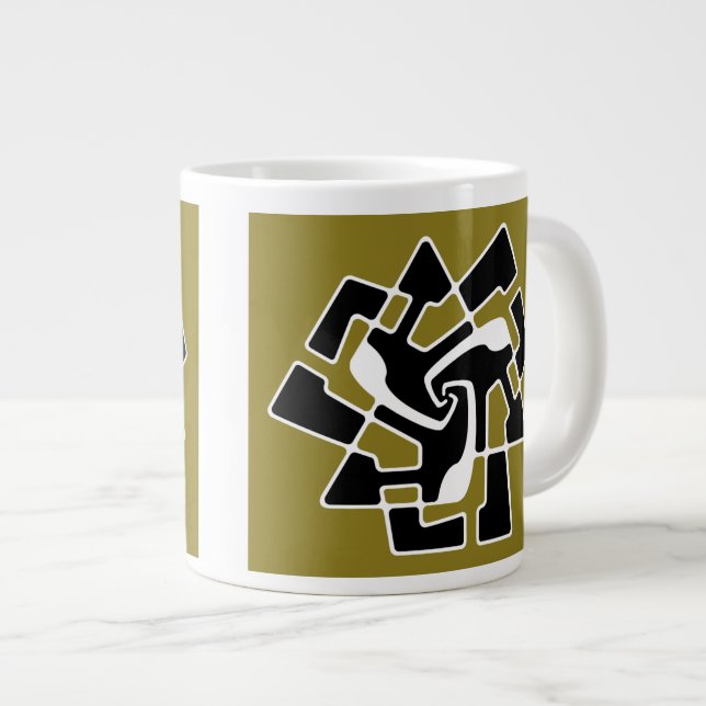 Alien-Logo Jumbo-Tasse (Vorderseite Rechts)