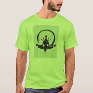 Alien-Lotos-Position - finden Sie Ihre Mitte und T-Shirt