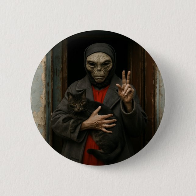 Alien Love Button (Vorderseite)