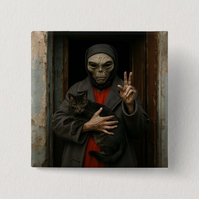 Alien Love Button (Vorderseite)