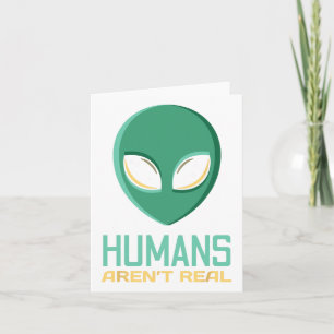 Alien Lustige Menschen Sind Nicht Wirklich Süße Uf Karte