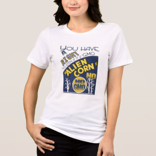 ALIEN-MAIS Sie haben das Recht zu wissen, ob er ge Tri-Blend Shirt