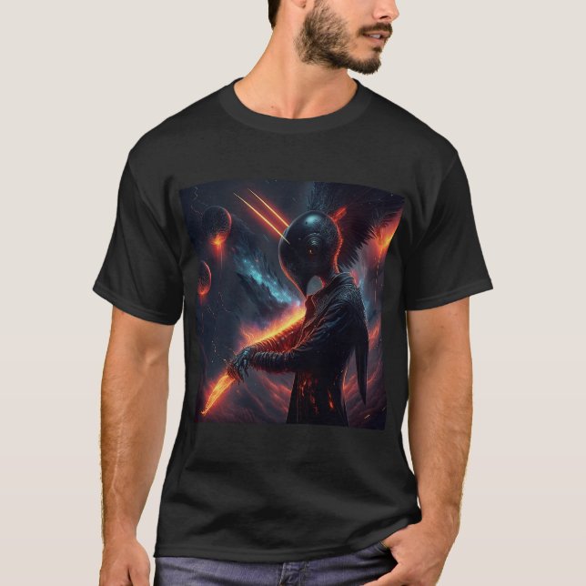Alien Manipulationsfeuerbeam T-Shirt (Vorderseite)
