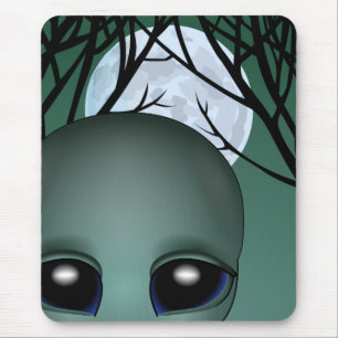 Alien-Mausunterlage-niedliches alien Mousepads