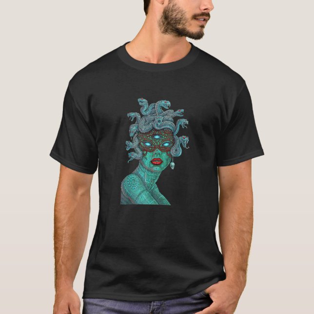 Alien Medusa Emek Artman T-Shirt (Vorderseite)