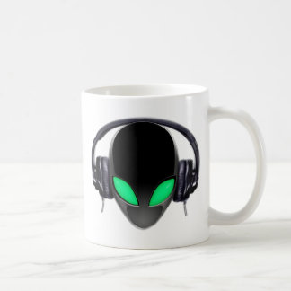 Alien-Musik-Liebhaber DJ - glatter Wal Kaffeetasse