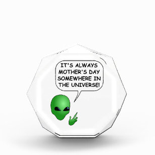 Alien Muttertag Acryl Auszeichnung