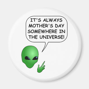 Alien Muttertag Magnet