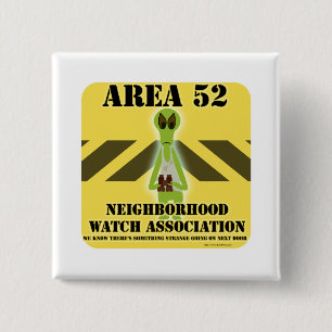 Alien-Nachbar des Bereichs-52 Button