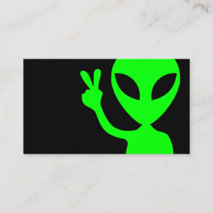 Alien Nah Visitenkarte
