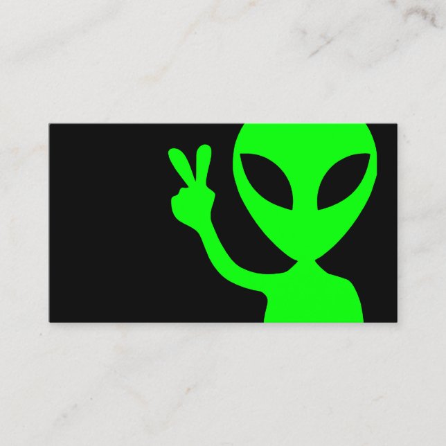 Alien Nah Visitenkarte (Vorderseite)