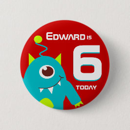 Alien Name Alter Taste Abzeichen Button