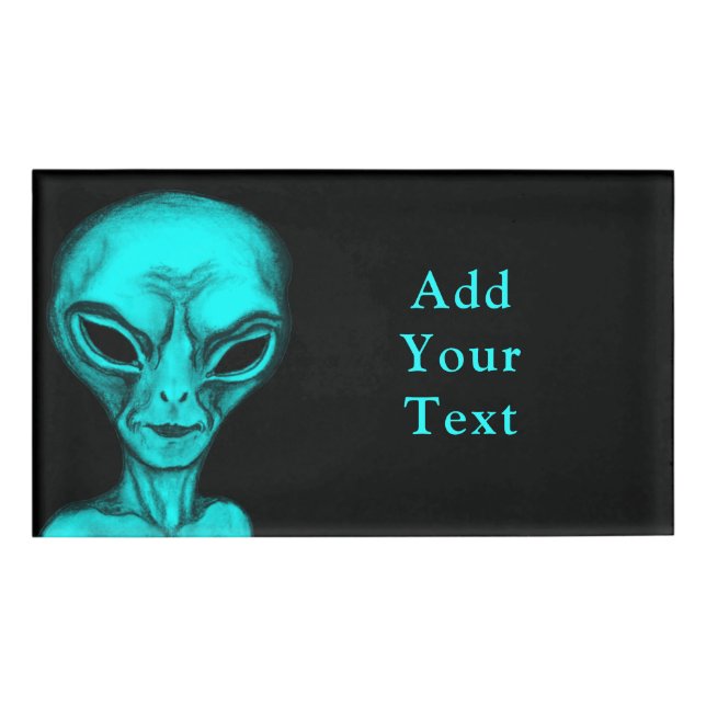 Alien Namenschild (Vorderseite)