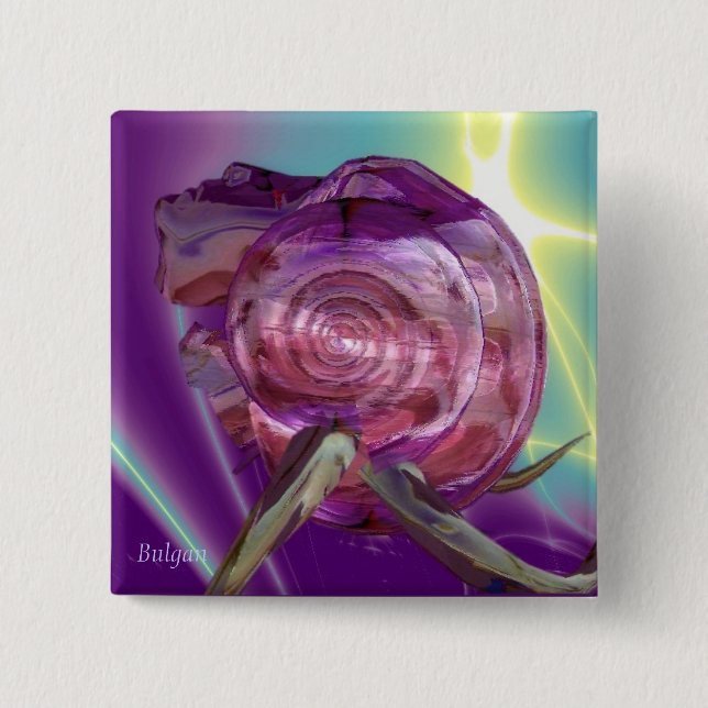 ALIEN NEREIDE/NYMPH OF WASSER,PINK SAASHELL BUTTON (Vorderseite)