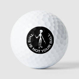 Alien nicht Ihr Eigentum Seltsame Golf Ball