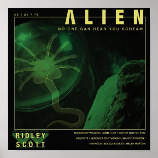 ALIEN Niemand kann dich schreien hören Poster